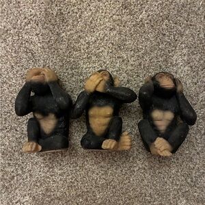 Three Wise Monkeys Figurines